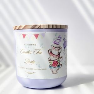 Garden tea party candle (Earl grey scented)